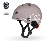 Scoot & Ride Kask Ochronny XXS-S dla dzieci 1-5 lat Brown Lines - 1039898 - zdjęcie 2